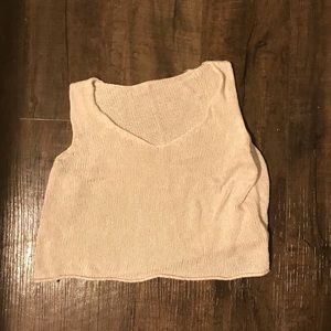 Brandy Melville crochet crop top